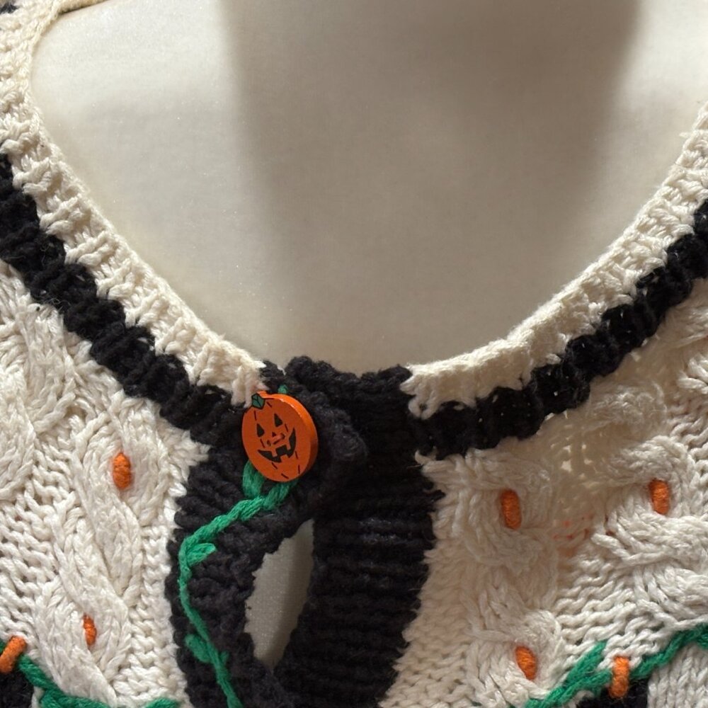 Eagle's Eye Fall Design Sweater Woman's Vintage - Picture 8 of 12